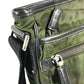 PRADA triangle logo triangle logo plate Crossbody bag Shoulder Bag Nylon / Leather khaki/Black Used