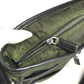 PRADA triangle logo triangle logo plate Crossbody bag Shoulder Bag Nylon / Leather khaki/Black Used