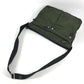 PRADA triangle logo triangle logo plate Crossbody bag Shoulder Bag Nylon / Leather khaki/Black Used
