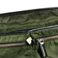 PRADA triangle logo triangle logo plate Crossbody bag Shoulder Bag Nylon / Leather khaki/Black Used