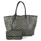 GOYARD Saint Louis PM (with pouch) Tote Bag shoulder bag Shoulder Bag PVC/Leather Black Used