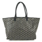 GOYARD Saint Louis PM (with pouch) Tote Bag shoulder bag Shoulder Bag PVC/Leather Black Used