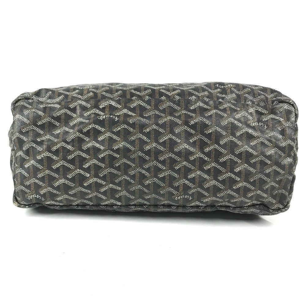 GOYARD Saint Louis PM (with pouch) Tote Bag shoulder bag Shoulder Bag PVC/Leather Black Used