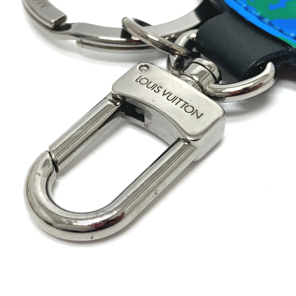 LOUIS VUITTON M68307 Monogram Porte-Clés Padded Charm Key Ring Keychain Monogram Canvas Men's Brown x Blue