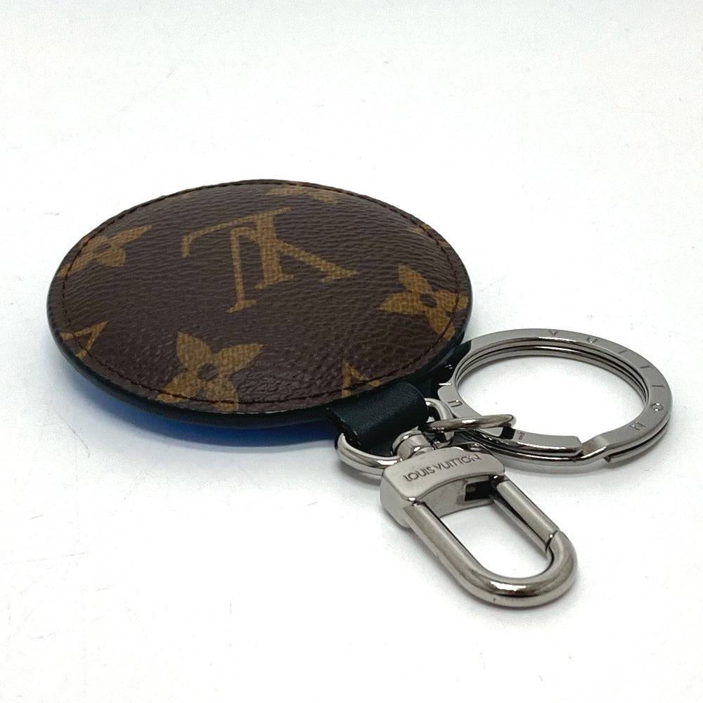 LOUIS VUITTON M68307 Monogram Porte-Clés Padded Charm Key Ring Keychain Monogram Canvas Men's Brown x Blue