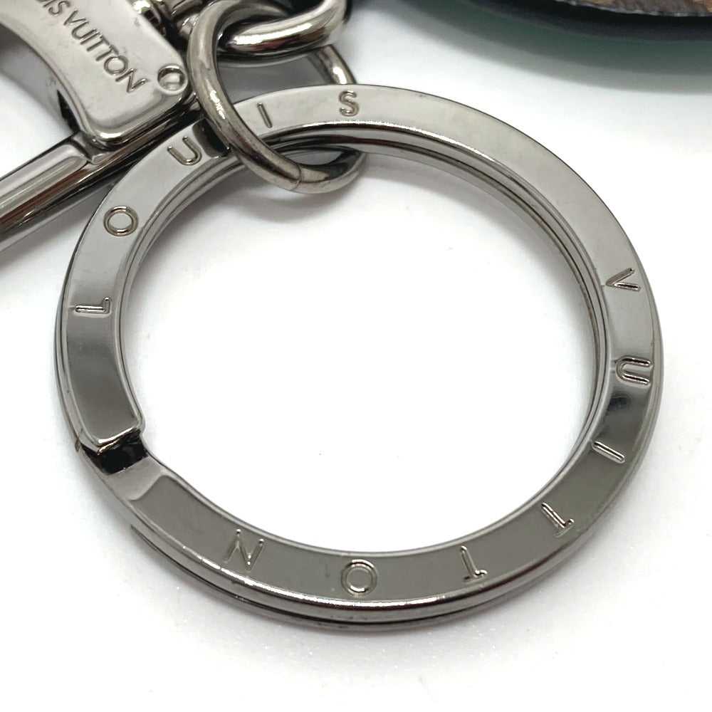 LOUIS VUITTON M68307 Monogram Porte-Clés Padded Charm Key Ring Keychain Monogram Canvas Men's Brown x Blue