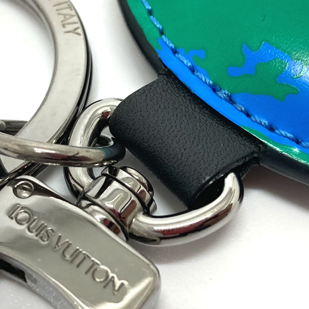 LOUIS VUITTON M68307 Monogram Porte-Clés Padded Charm Key Ring Keychain Monogram Canvas Men's Brown x Blue