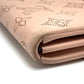 LOUIS VUITTON M60145 Monogram Mahina Portefeuille Iris Bifold Long Wallet in Monogram Mahina Leather, Women's, Magnolia Pink