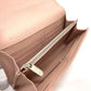 LOUIS VUITTON M60145 Monogram Mahina Portefeuille Iris Bifold Long Wallet in Monogram Mahina Leather, Women's, Magnolia Pink