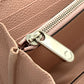 LOUIS VUITTON M60145 Monogram Mahina Portefeuille Iris Bifold Long Wallet in Monogram Mahina Leather, Women's, Magnolia Pink