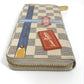 LOUIS VUITTON N60109 ダミエ アズ―ル サマートランクコレクション ポルトフォイユ クレマンス 長財布 ダミエアズールキャンバス レディース ホワイト