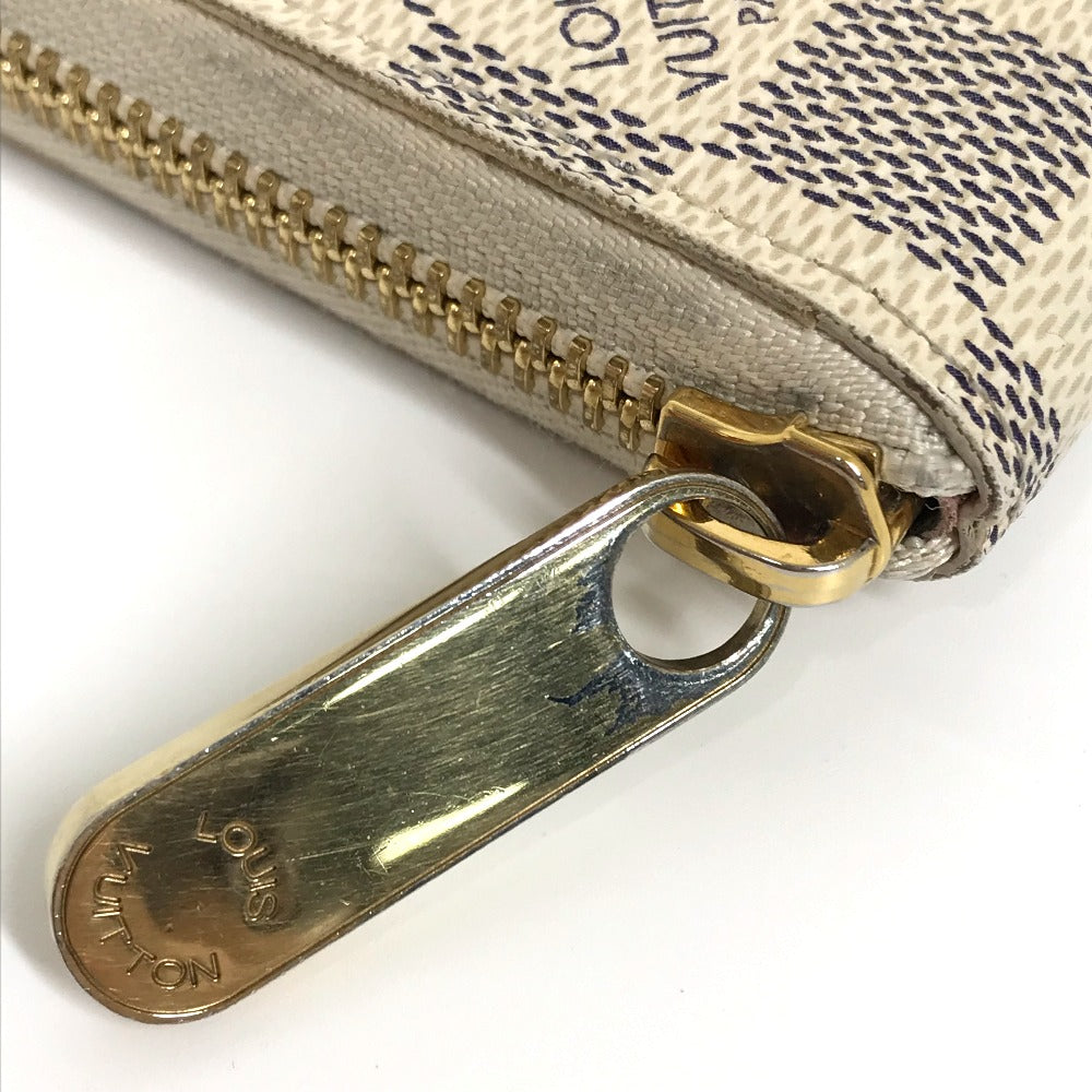LOUIS VUITTON N60109 ダミエ アズ―ル サマートランクコレクション ポルトフォイユ クレマンス 長財布 ダミエアズールキャンバス レディース ホワイト