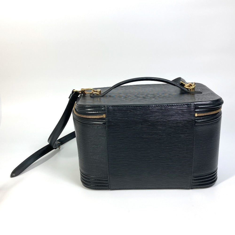 LOUIS VUITTON M48012 Epi Nice Bag, 2-Way Vanity Bag, Shoulder Bag, Epi Leather, Women's, Black