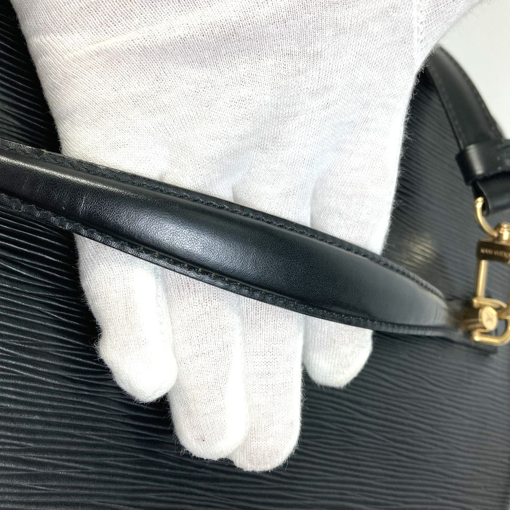 LOUIS VUITTON M48012 Epi Nice Bag, 2-Way Vanity Bag, Shoulder Bag, Epi Leather, Women's, Black