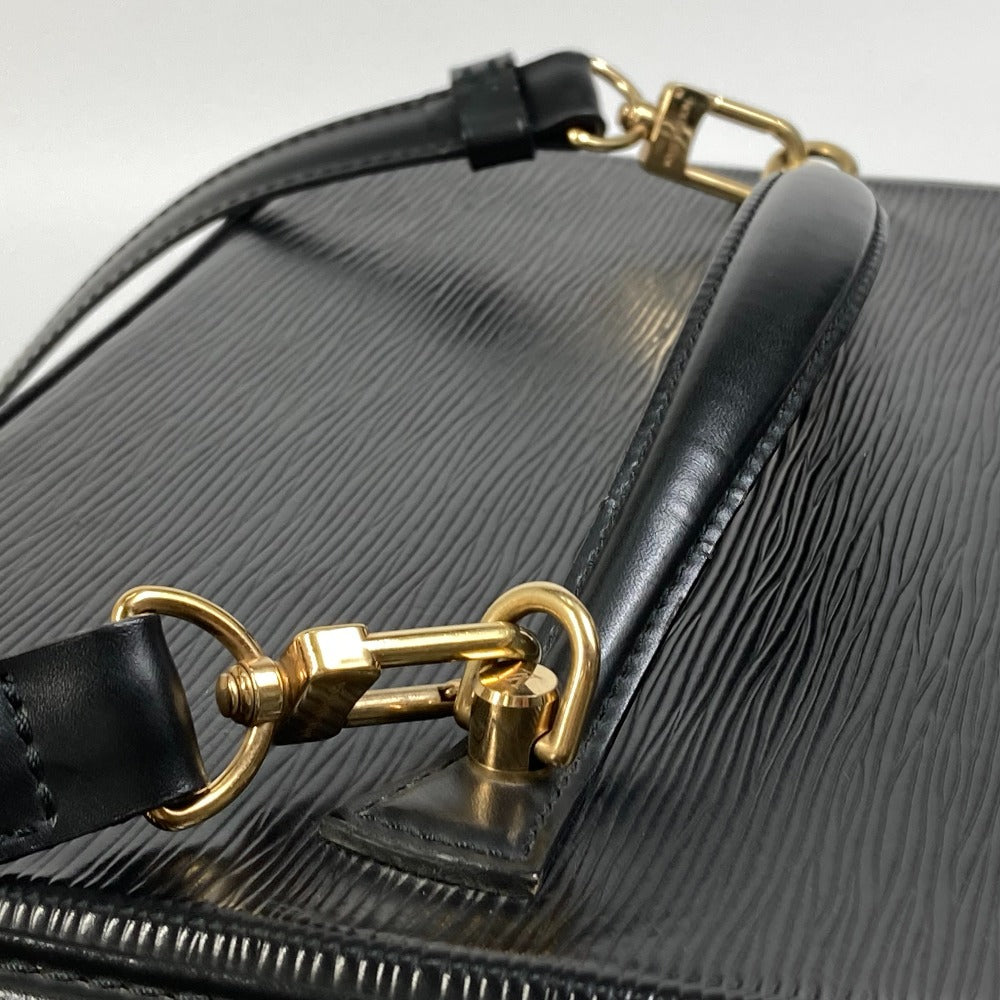 LOUIS VUITTON M48012 Epi Nice Bag, 2-Way Vanity Bag, Shoulder Bag, Epi Leather, Women's, Black