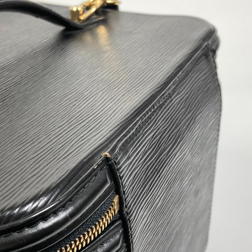 LOUIS VUITTON M48012 Epi Nice Bag, 2-Way Vanity Bag, Shoulder Bag, Epi Leather, Women's, Black