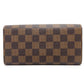 LOUIS VUITTON N63179 Damier Portefeuille Sarah Bifold Wallet Long Wallet Damier Canvas Women's Ebene Brown