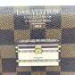 LOUIS VUITTON N63179 Damier Portefeuille Sarah Bifold Wallet Long Wallet Damier Canvas Women's Ebene Brown