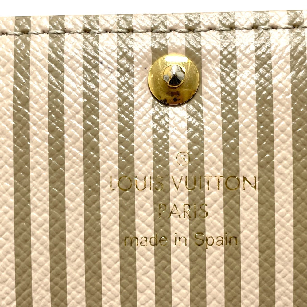 LOUIS VUITTON N63179 Damier Portefeuille Sarah Bifold Wallet Long Wallet Damier Canvas Women's Ebene Brown