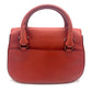 Salvatore Ferragamo 7899 Leather Handbag for Women in Terracotta and Red