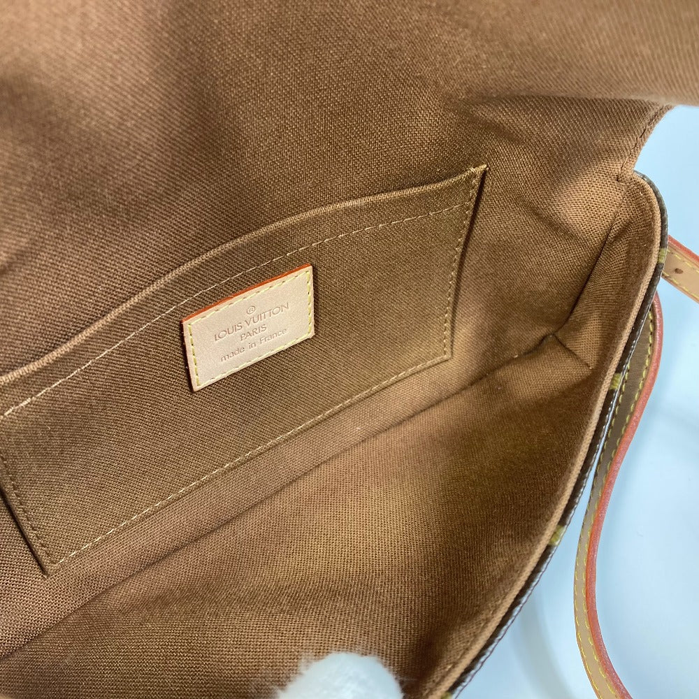 LOUIS VUITTON M51159 Monogram Canvas Pochette Marel Waist Pouch/Fan Bag in Brown