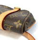 LOUIS VUITTON M51159 Monogram Canvas Pochette Marel Waist Pouch/Fan Bag in Brown