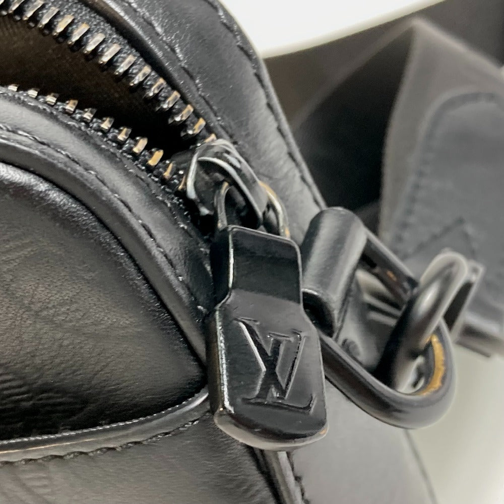 LOUIS VUITTON M69827 Monogram Shadow Duo Messenger Bag, Crossbody Bag, Monogram Shadow Leather, Men's, Black