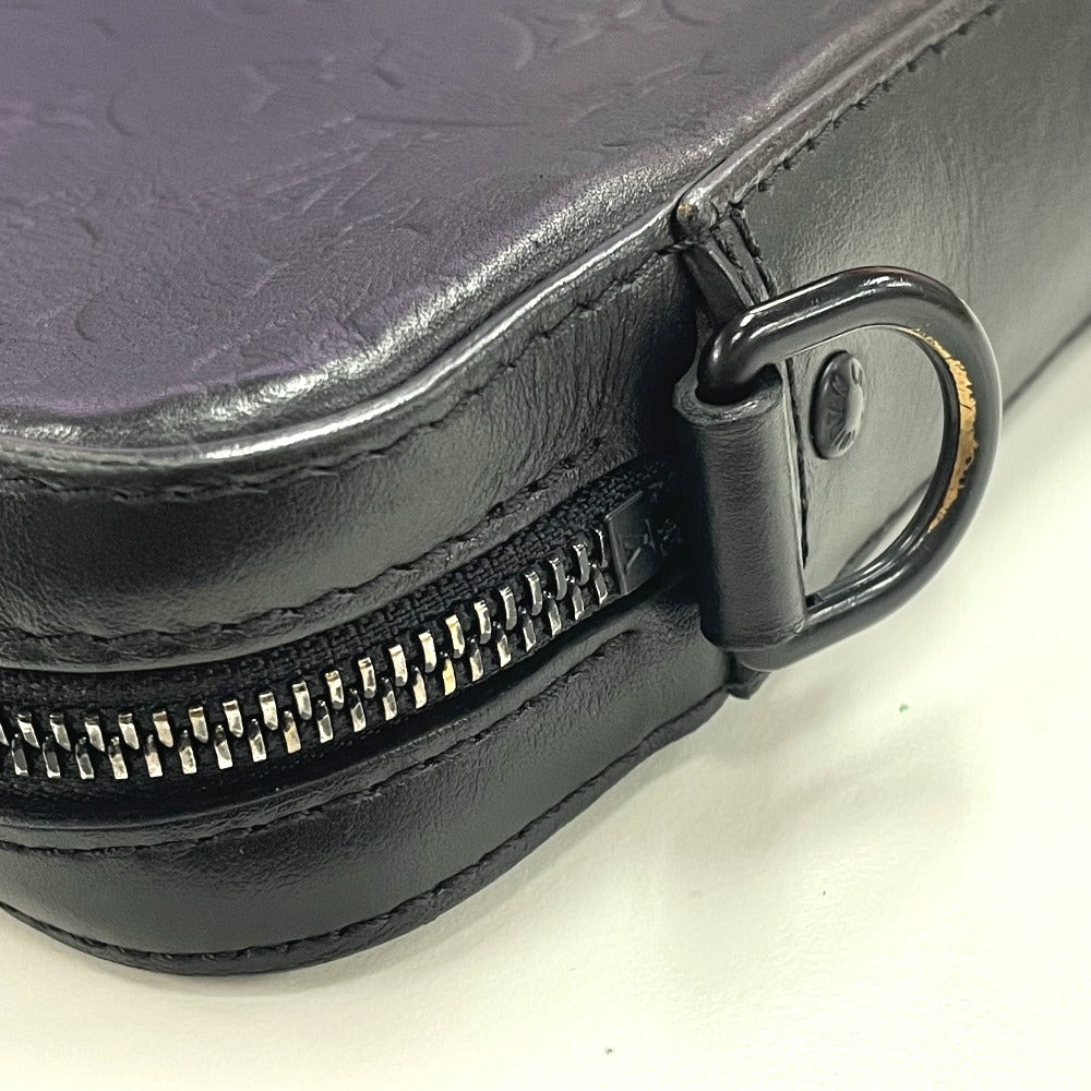 LOUIS VUITTON M69827 Monogram Shadow Duo Messenger Bag, Crossbody Bag, Monogram Shadow Leather, Men's, Black