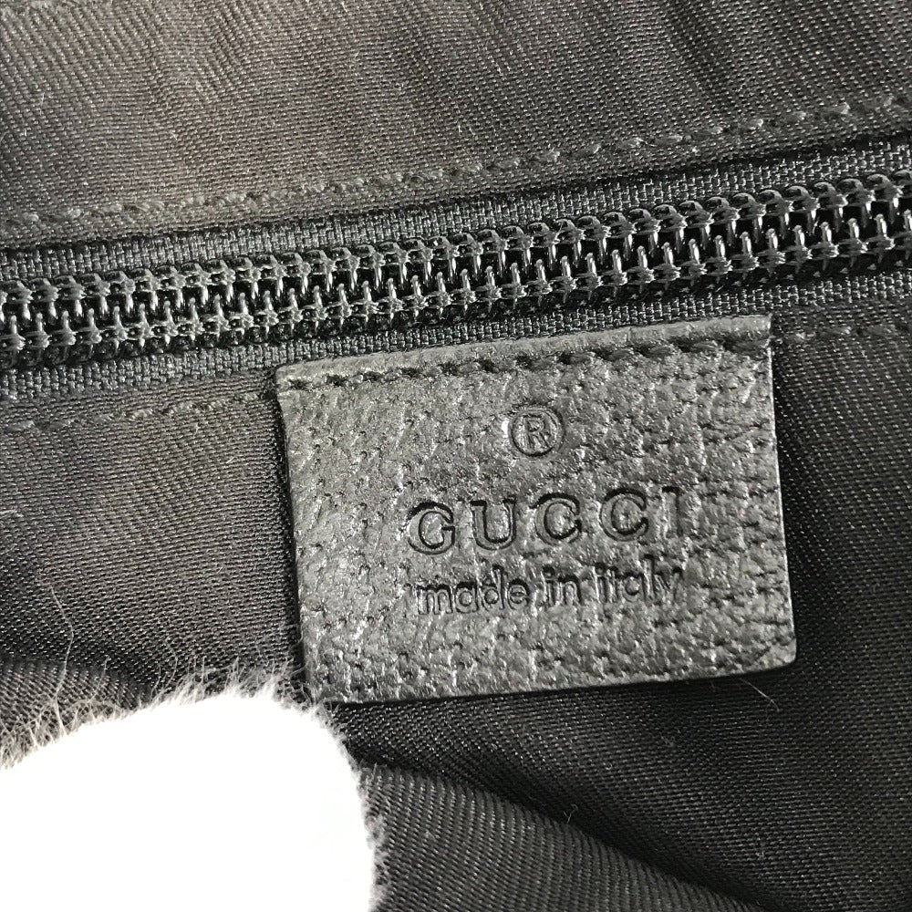 GUCCI 146304 GG Belt Bag, Body Bag, Waist Bag, GG Canvas, Men's, Black