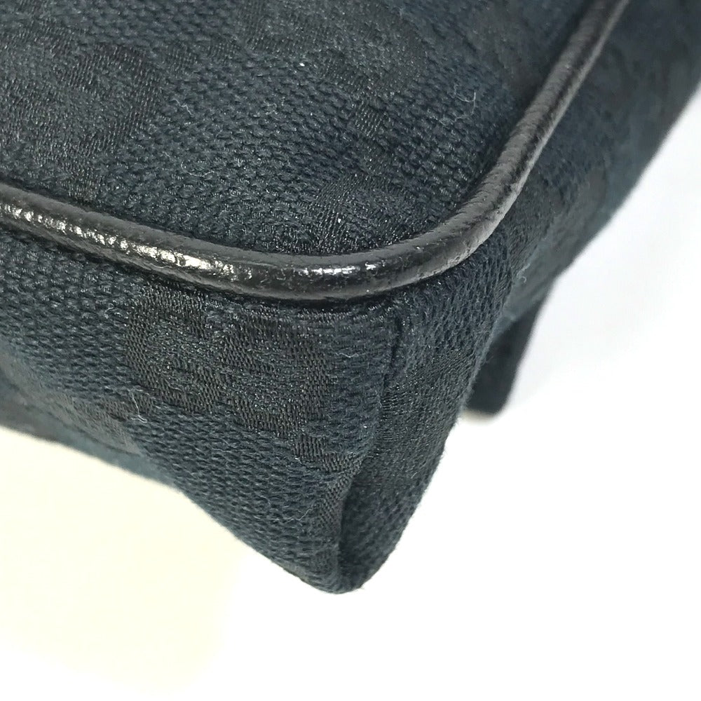 GUCCI 146304 GG Belt Bag, Body Bag, Waist Bag, GG Canvas, Men's, Black