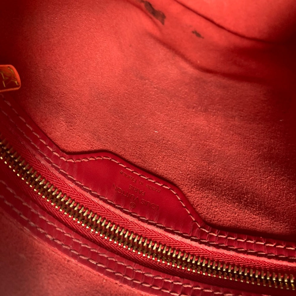 LOUIS VUITTON M5899E Epi Petit Bucket PM Shoulder Tote Bag in Epi Leather, Red