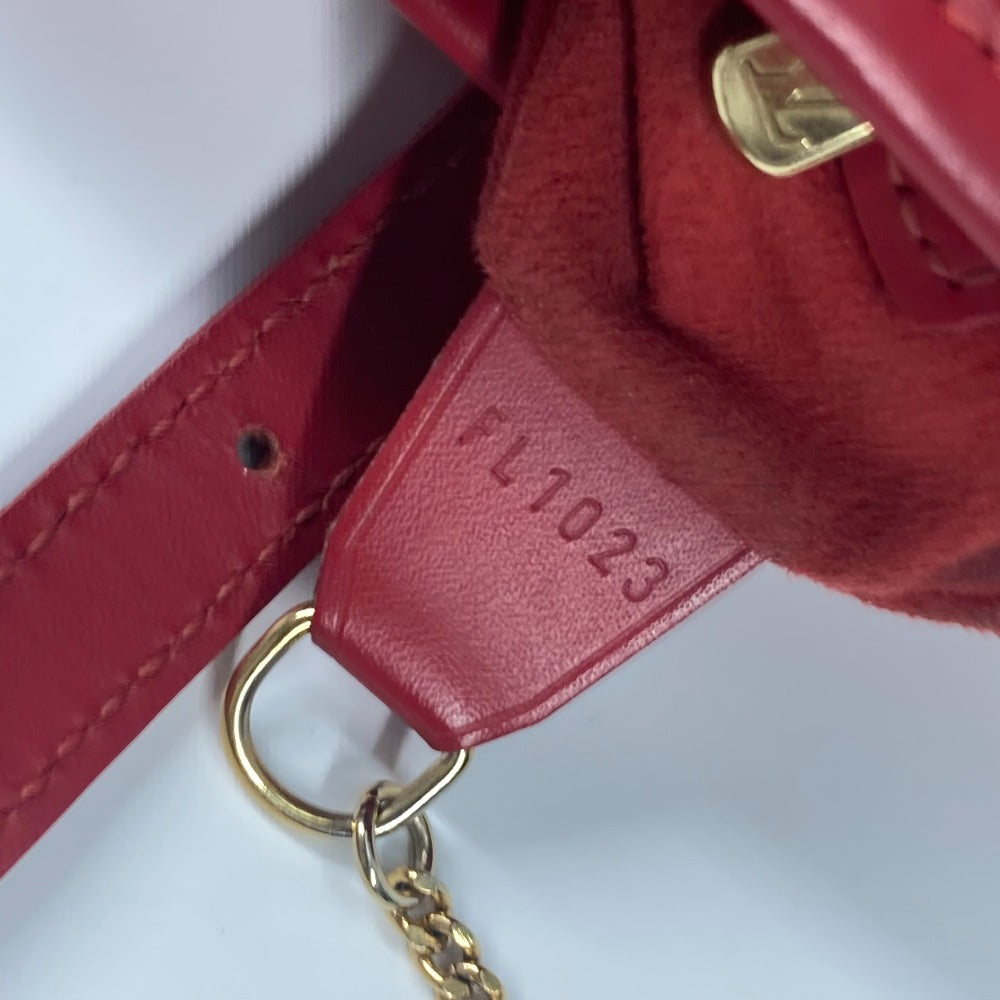 LOUIS VUITTON M5899E Epi Petit Bucket PM Shoulder Tote Bag in Epi Leather, Red