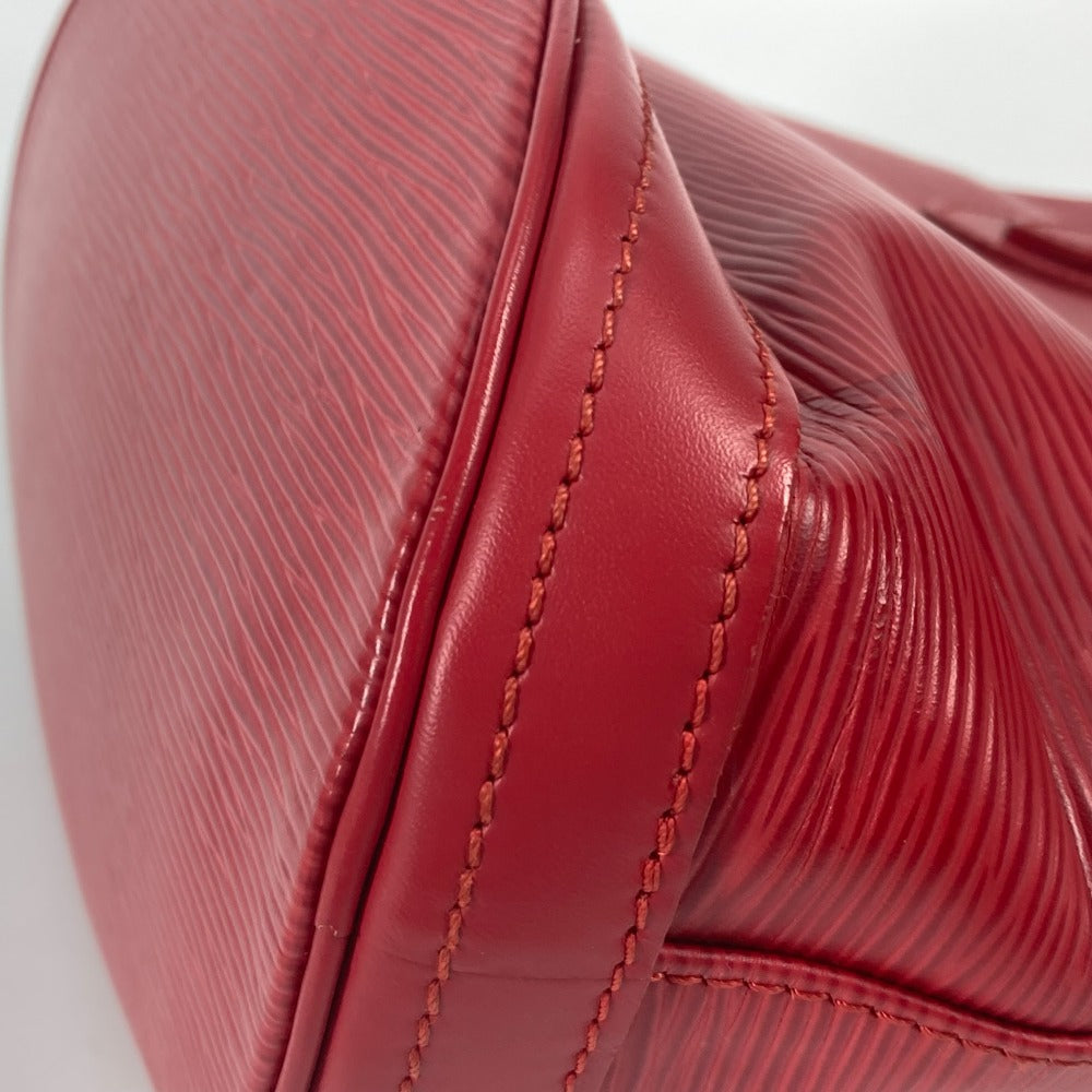 LOUIS VUITTON M5899E Epi Petit Bucket PM Shoulder Tote Bag in Epi Leather, Red