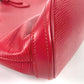LOUIS VUITTON M5899E Epi Petit Bucket PM Shoulder Tote Bag in Epi Leather, Red