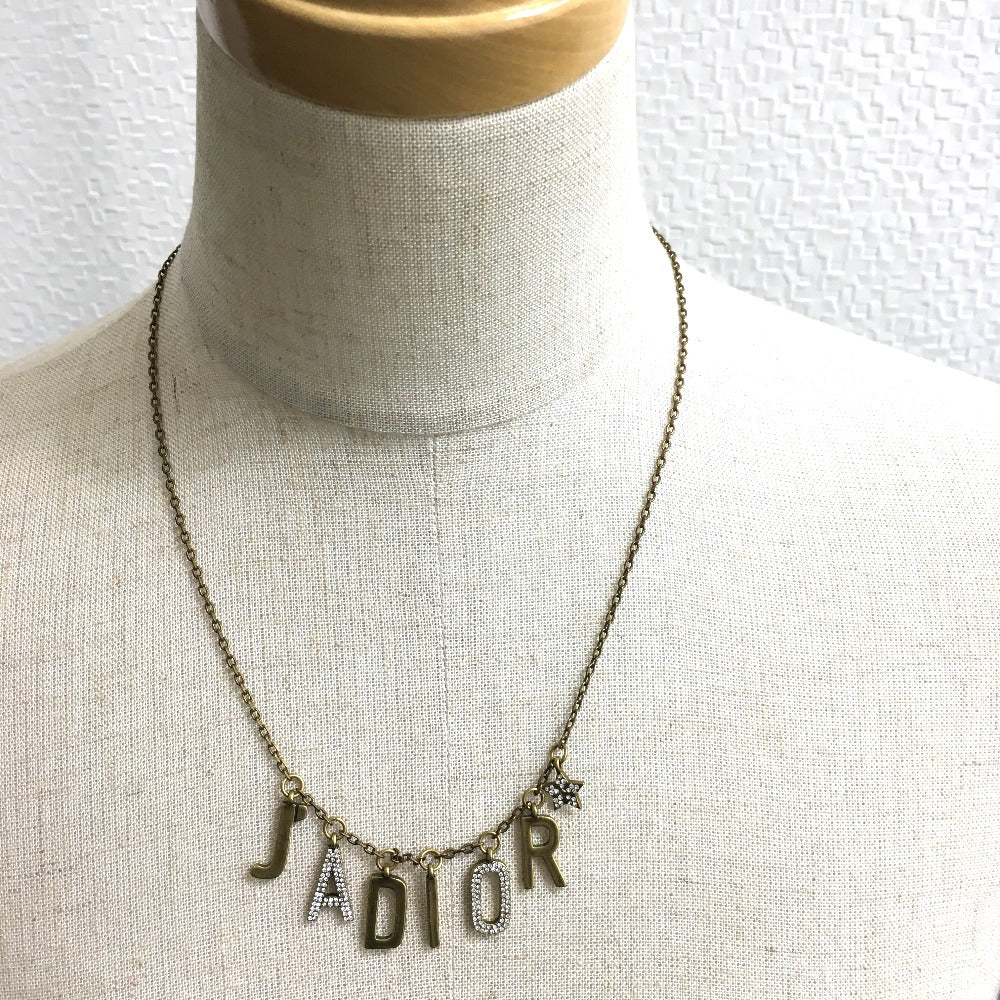 Dior Accessories/Fashion Accessories JADIOR Rhinestone Necklace GP Women's Bronze Gold