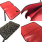 Christian Louboutin spiked studs round zipper iPad case, leather, black