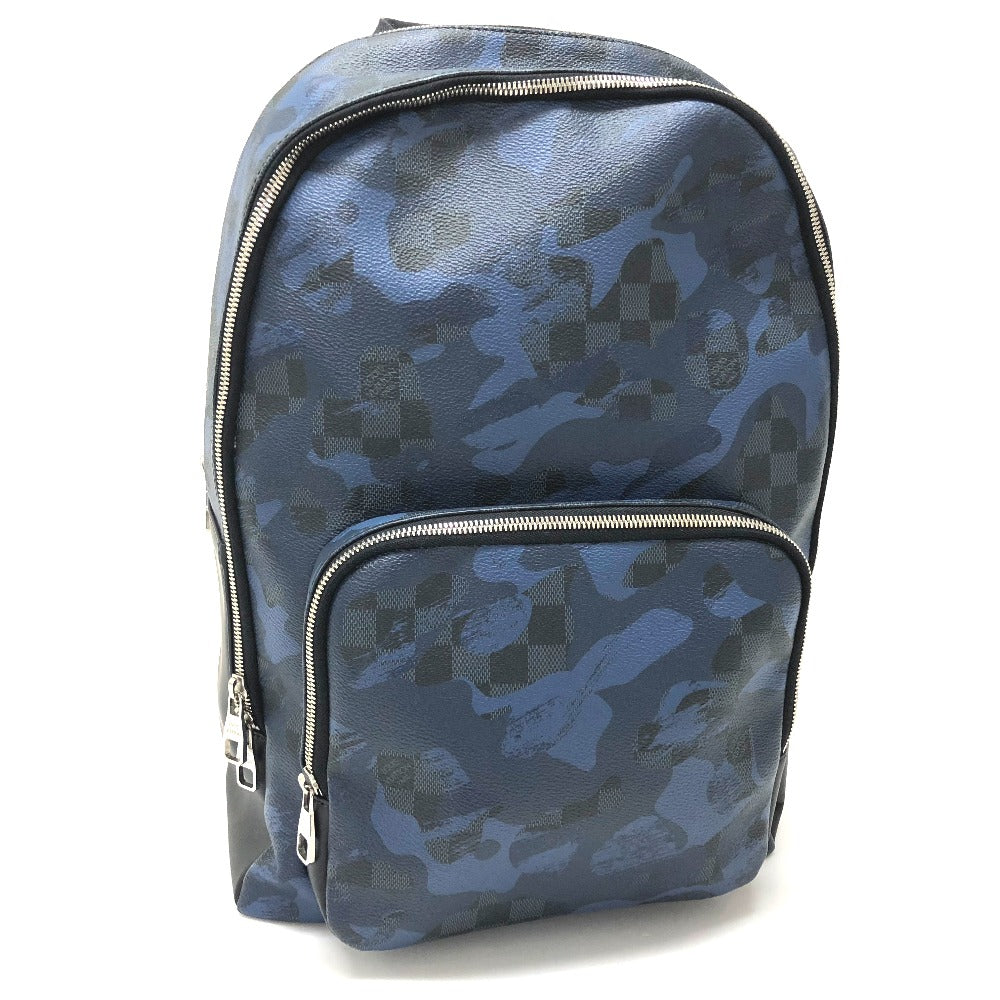 LOUIS VUITTON N41510 Damier Cobalt Andy Backpack, Men's Damier Cobalt Canvas, Cobalt Blue