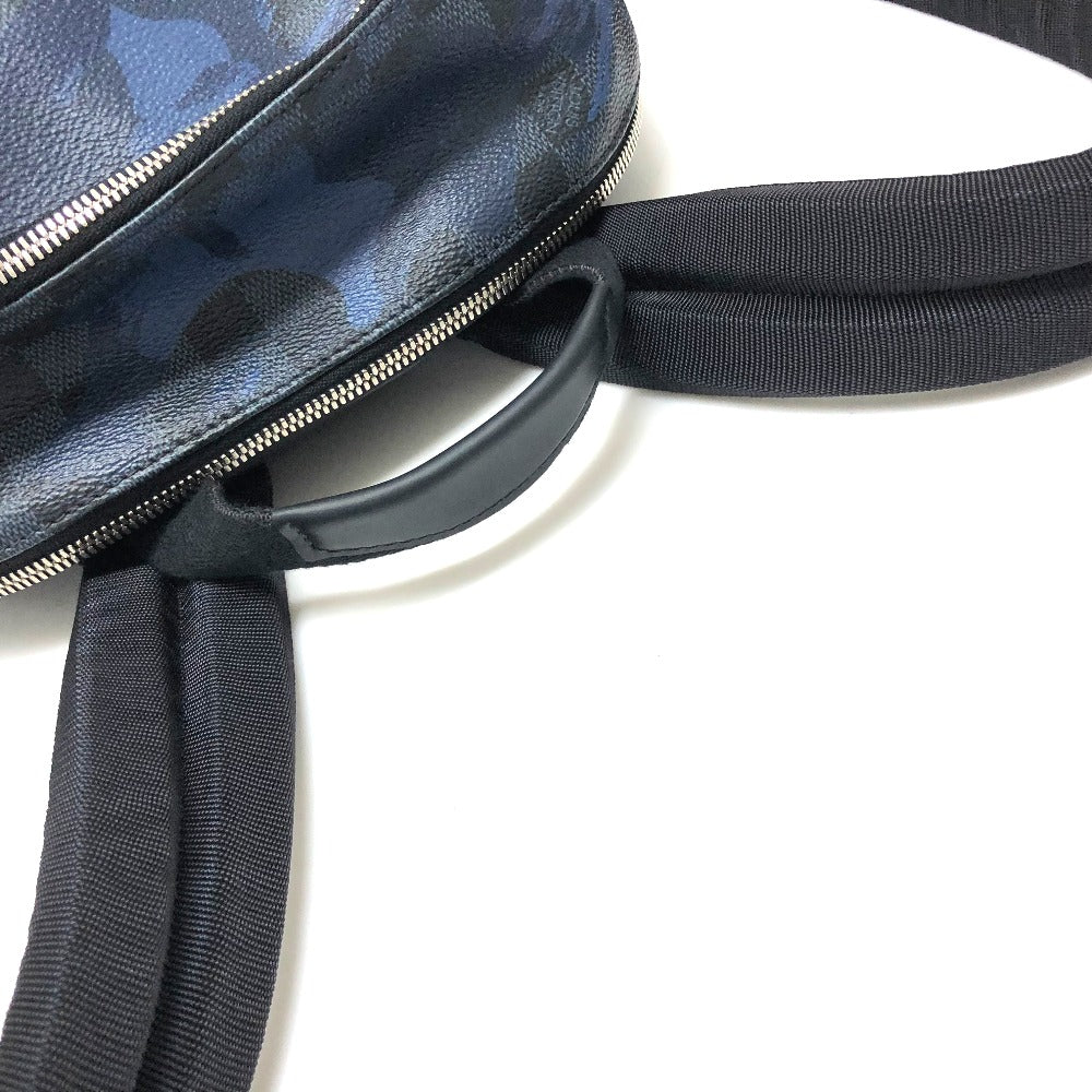 LOUIS VUITTON N41510 Damier Cobalt Andy Backpack, Men's Damier Cobalt Canvas, Cobalt Blue