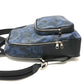 LOUIS VUITTON N41510 Damier Cobalt Andy Backpack, Men's Damier Cobalt Canvas, Cobalt Blue