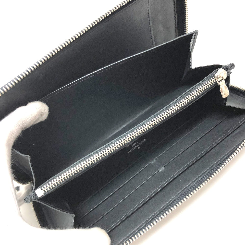 LOUIS VUITTON N64013 America's Cup 2017 Limited Edition Zippy Organizer Round Zipper Long Wallet in Damier Cobalt Canvas, Men's, Navy