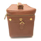 MCM Vanity Bag, Box Bag, 2-Way Shoulder/Handbag, Leather, Women's, Brown