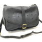 MCM Crossbody Logogram Messenger Bag Shoulder Bag in PVC/Leather, Black