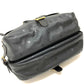 MCM Crossbody Logogram Messenger Bag Shoulder Bag in PVC/Leather, Black
