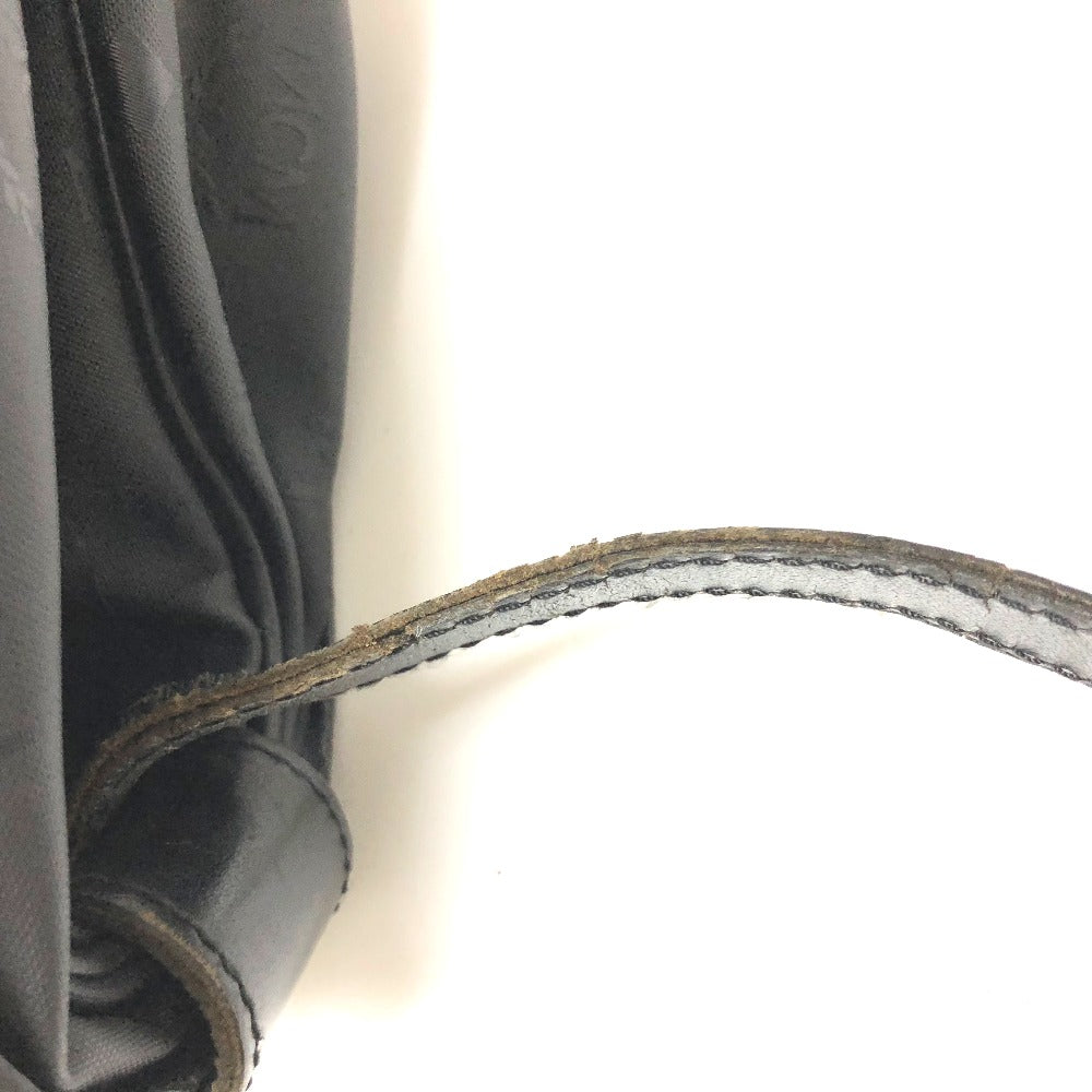 MCM Crossbody Logogram Messenger Bag Shoulder Bag in PVC/Leather, Black