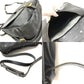 MCM Crossbody Logogram Messenger Bag Shoulder Bag in PVC/Leather, Black