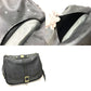 MCM Crossbody Logogram Messenger Bag Shoulder Bag in PVC/Leather, Black
