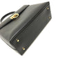 Salvatore Ferragamo Gancini 2-Way Leather Handbag, Black, Women's