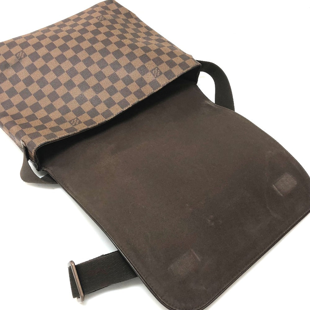 LOUIS VUITTON N51211　 ダミエ ブルックリンMM カバン メッセンジャーバッグ ショルダーバッグ ダミエキャンバス レディース エベヌ エベヌ