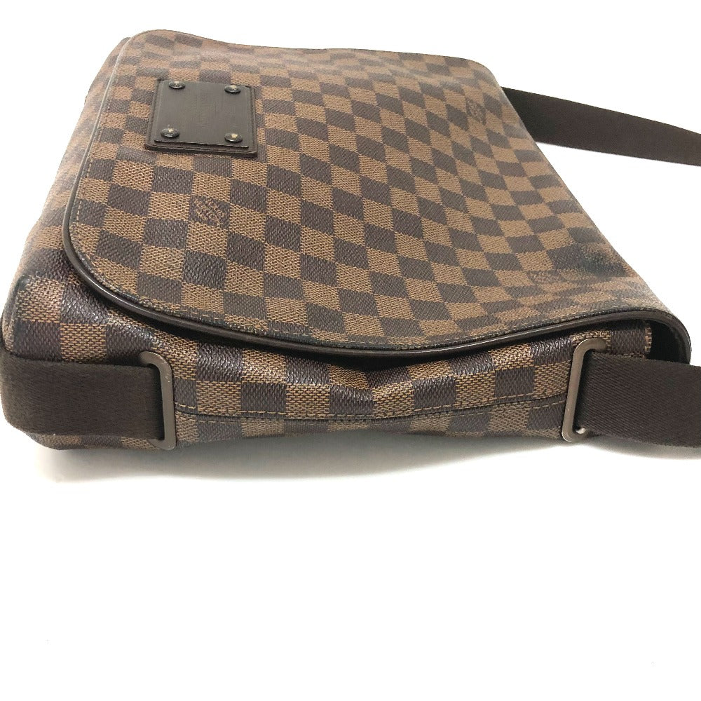 LOUIS VUITTON N51211　 ダミエ ブルックリンMM カバン メッセンジャーバッグ ショルダーバッグ ダミエキャンバス レディース エベヌ エベヌ