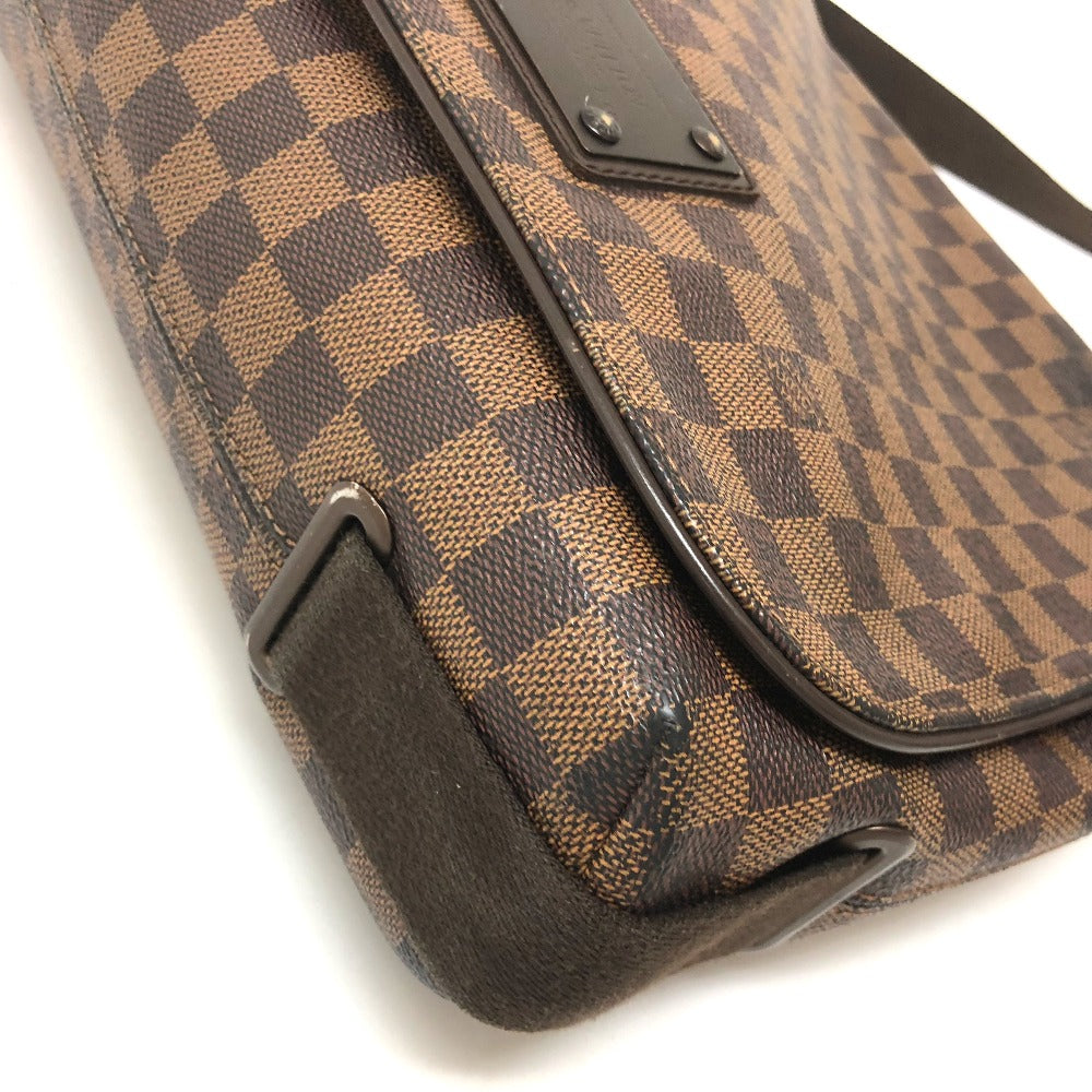 LOUIS VUITTON N51211　 ダミエ ブルックリンMM カバン メッセンジャーバッグ ショルダーバッグ ダミエキャンバス レディース エベヌ エベヌ